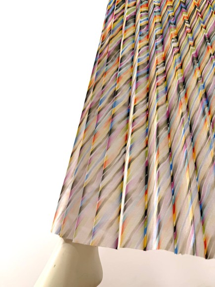 Гофре Плательная белая прокрас радуга Гофре Плательная белая прокрас радуга