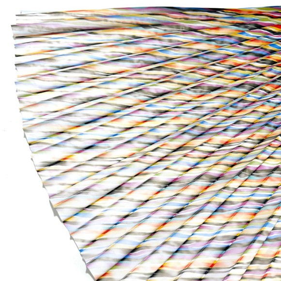 Гофре Плательная белая прокрас радуга Гофре Плательная белая прокрас радуга