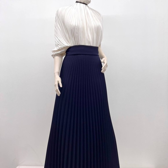 Гофре классика Рубчик металл темно-синий