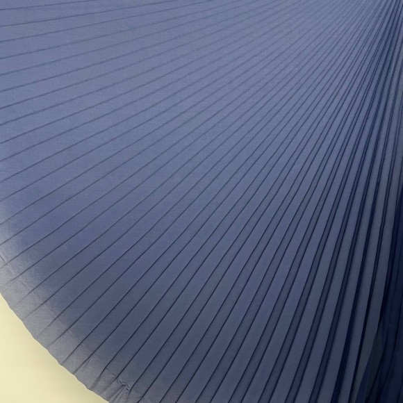 Гофре классика Шифон темно-синий