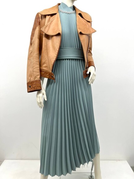 Гофре классика Креп полынь