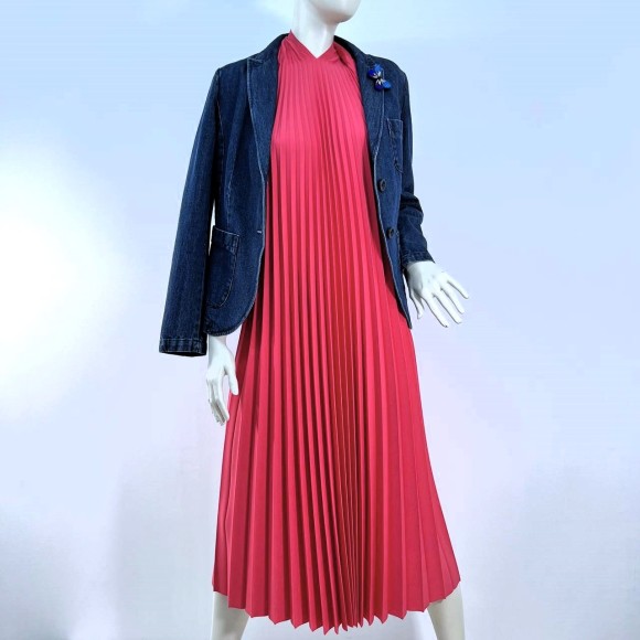 Гофре классика Барби  Малиновый