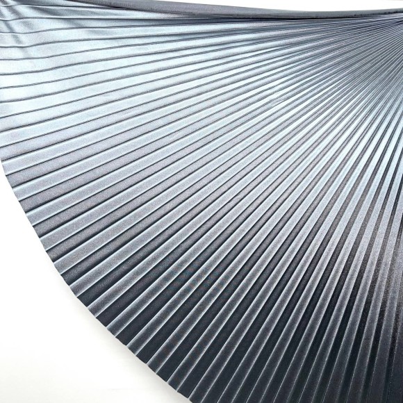 Гофре классика Трикотаж сияющее серебро