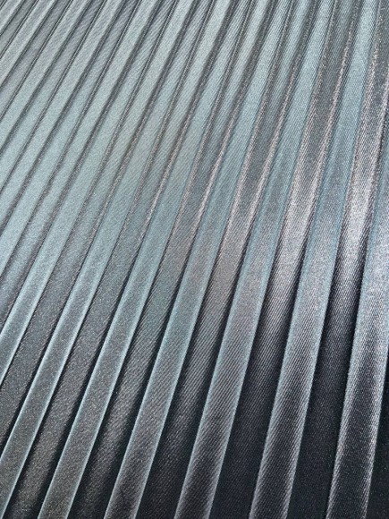 Гофре классика Трикотаж сияющее серебро