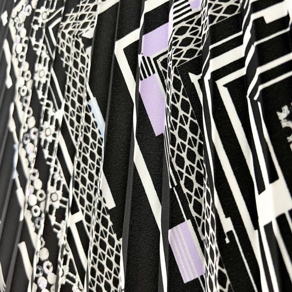 Гофре классика Шифон с узором