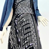 Гофре классика Шифон с узором