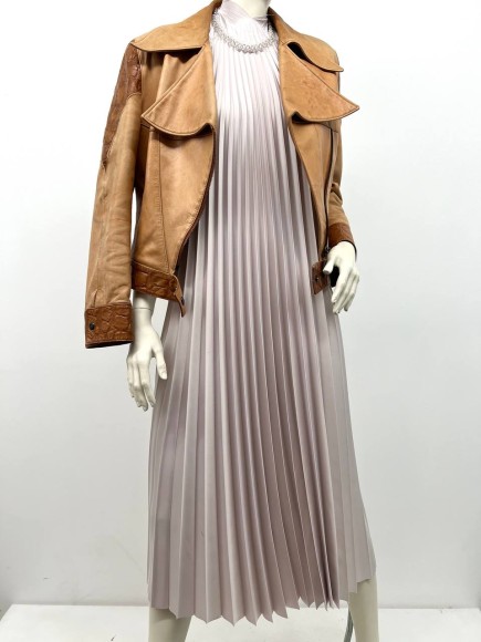 Гофре классика Сатин нежно-розовый