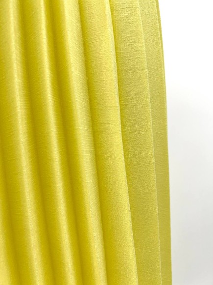 Гофре классика Лен смесовый желтый