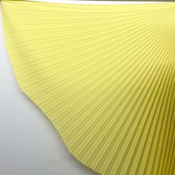 Гофре классика Лен смесовый желтый