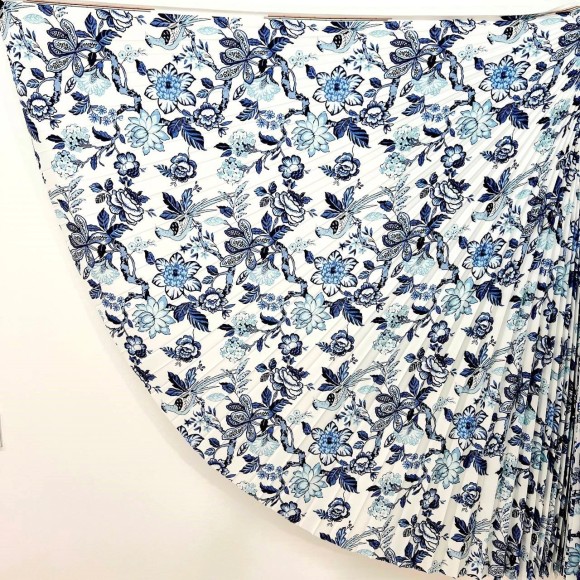 Гофре классика Софт в синюю птицу