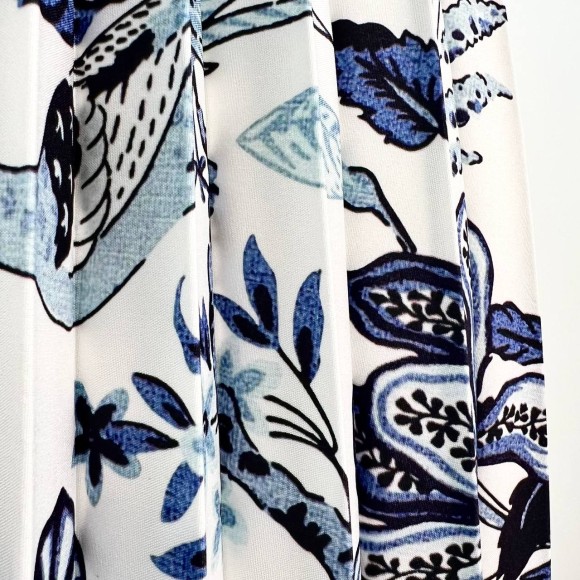 Гофре классика Софт в синюю птицу