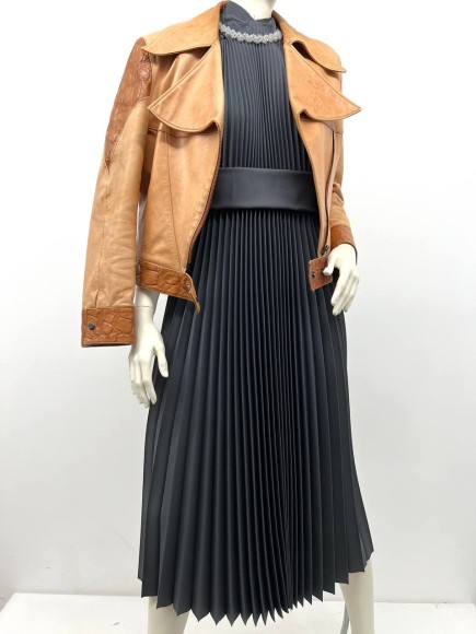 Гофре классика Габардин графитовый