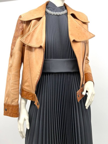 Гофре классика Габардин графитовый