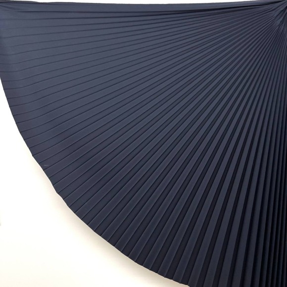 Гофре классика Поливискоза Глубокий синий