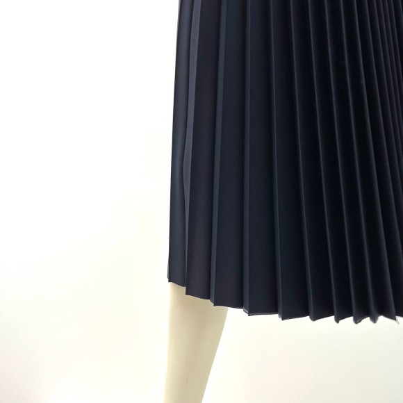 Гофре классика Поливискоза Глубокий синий