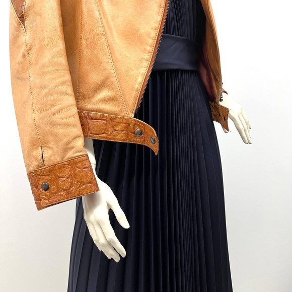 Гофре классика Поливискоза Глубокий синий