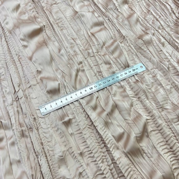 Складка Креш продольный Армани карамельный