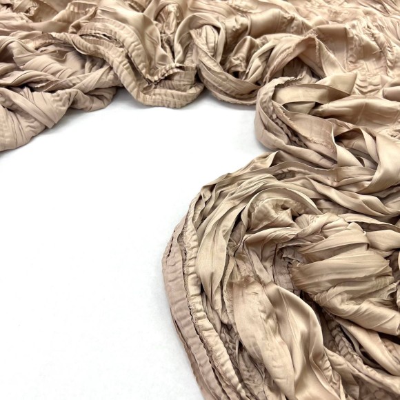 Складка Креш продольный Армани карамельный