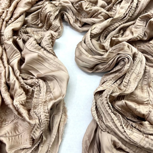 Складка Креш продольный Армани карамельный