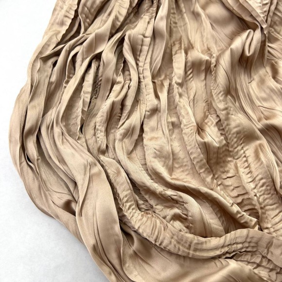 Складка Креш продольный Армани карамельный