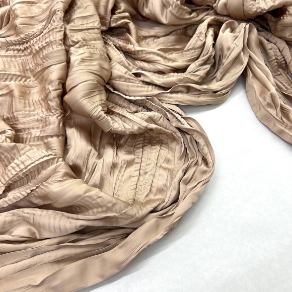 Складка Креш продольный Армани карамельный