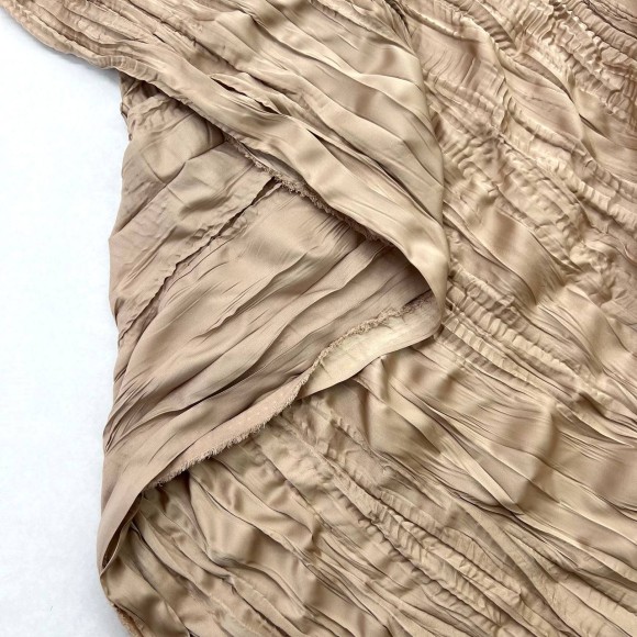 Складка Креш продольный Армани карамельный